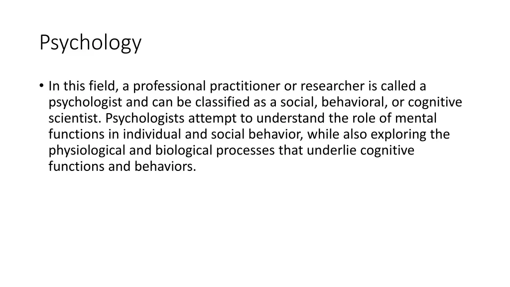 psychology 1