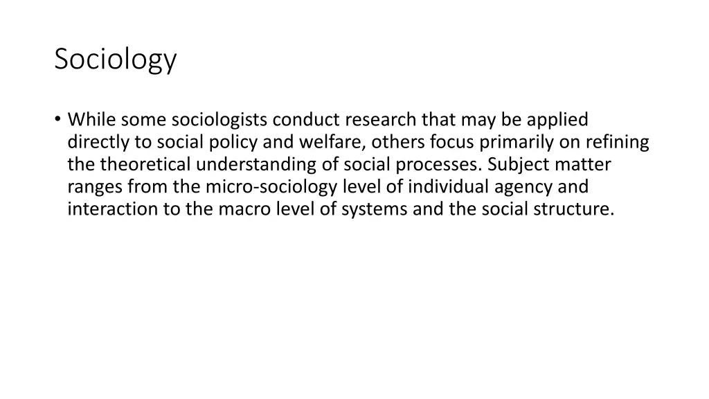 sociology 1