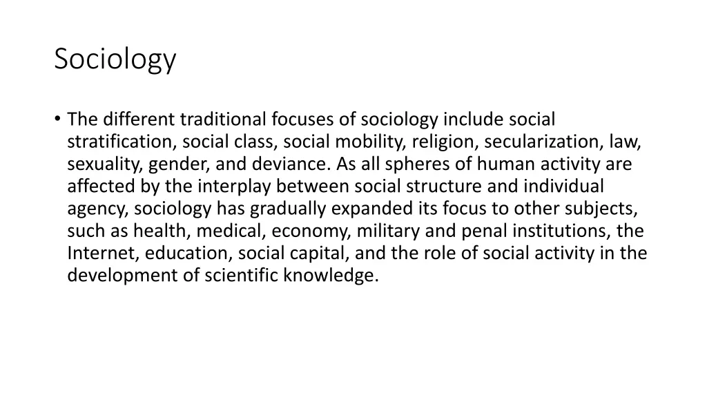sociology 2