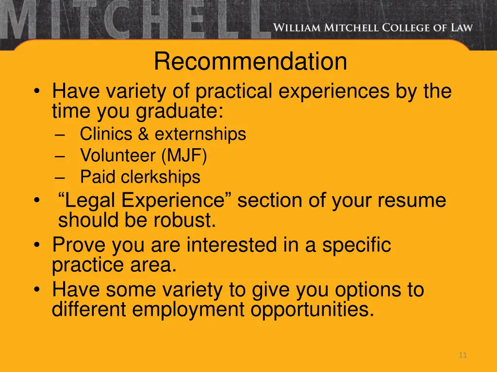 recommendation