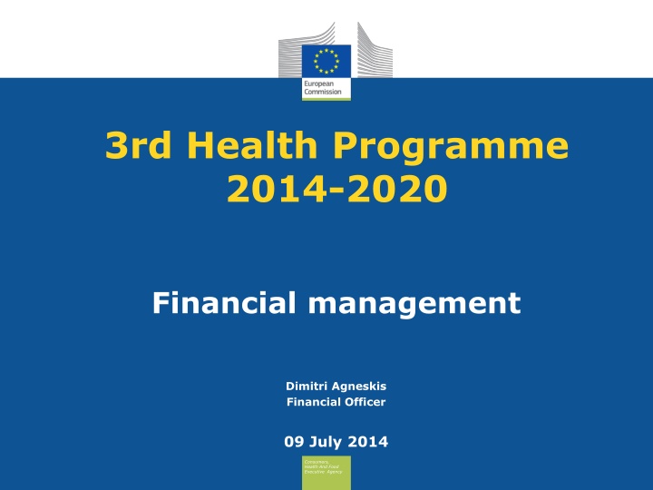 3rd health programme 2014 2020