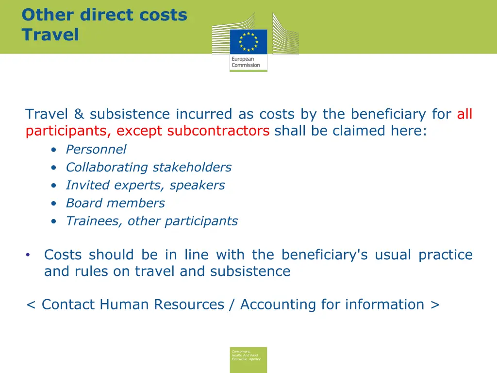 other direct costs travel