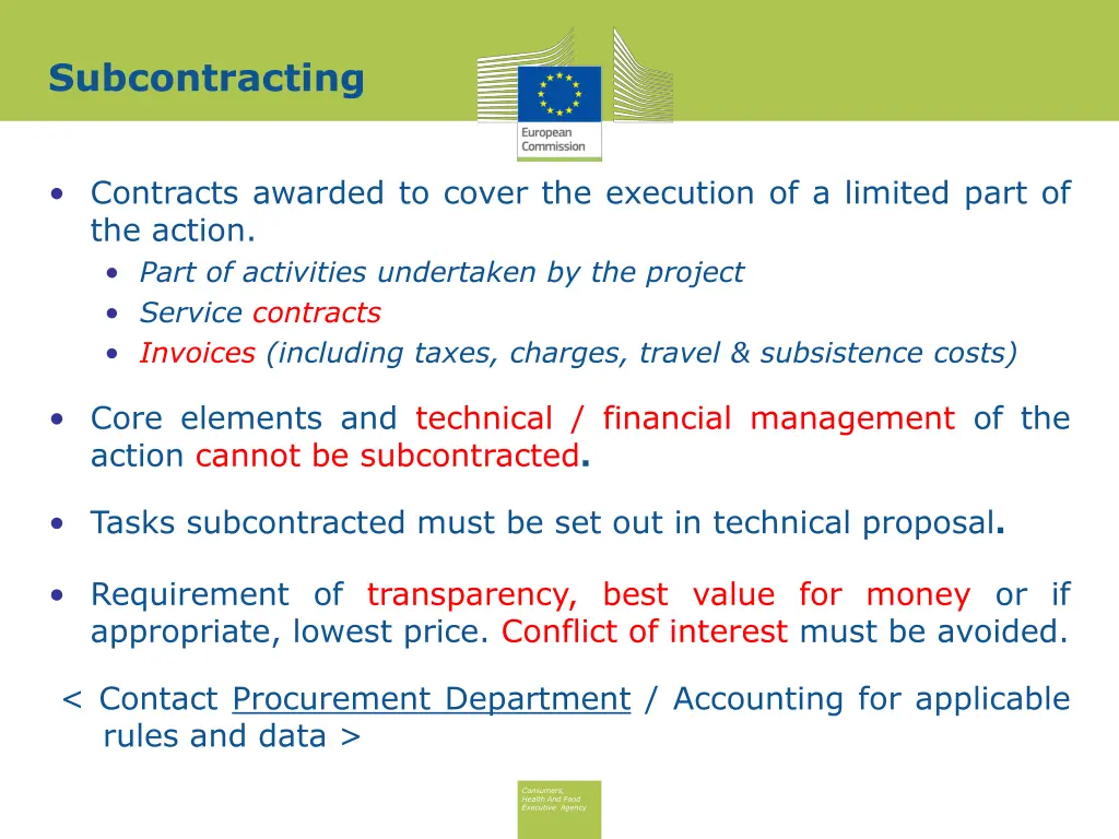 subcontracting