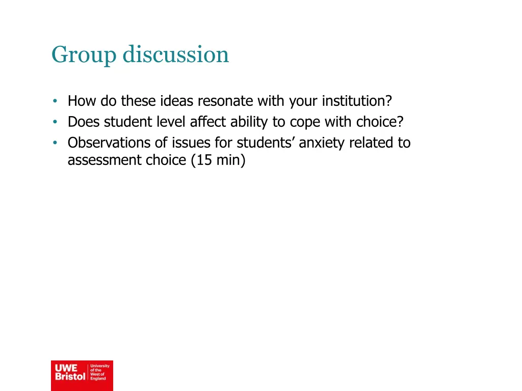 group discussion