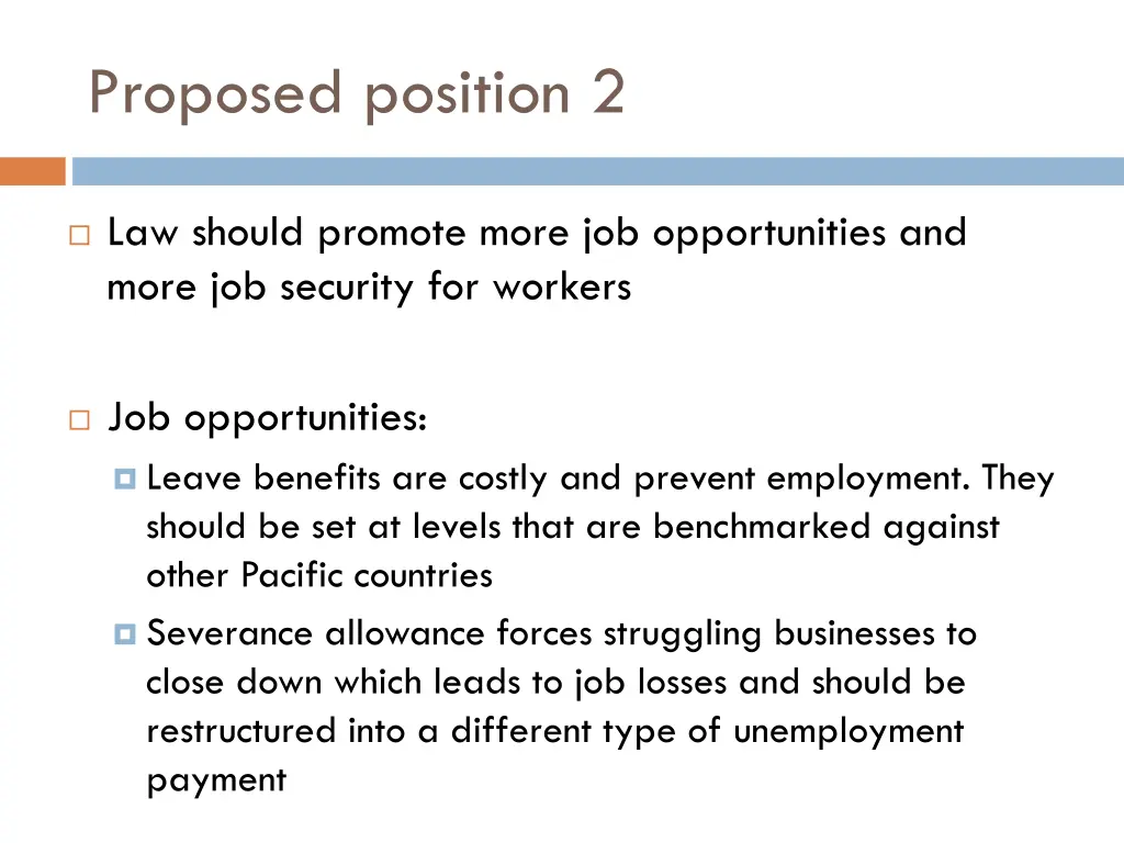 proposed position 2