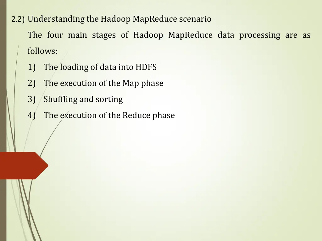 2 2 understanding the hadoop mapreduce scenario