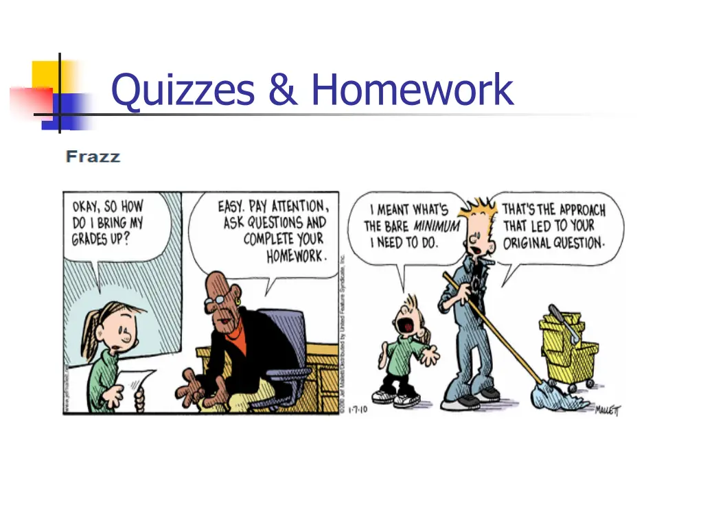 quizzes homework 1