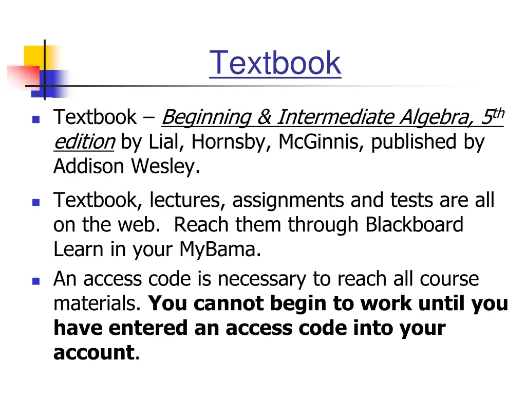 textbook