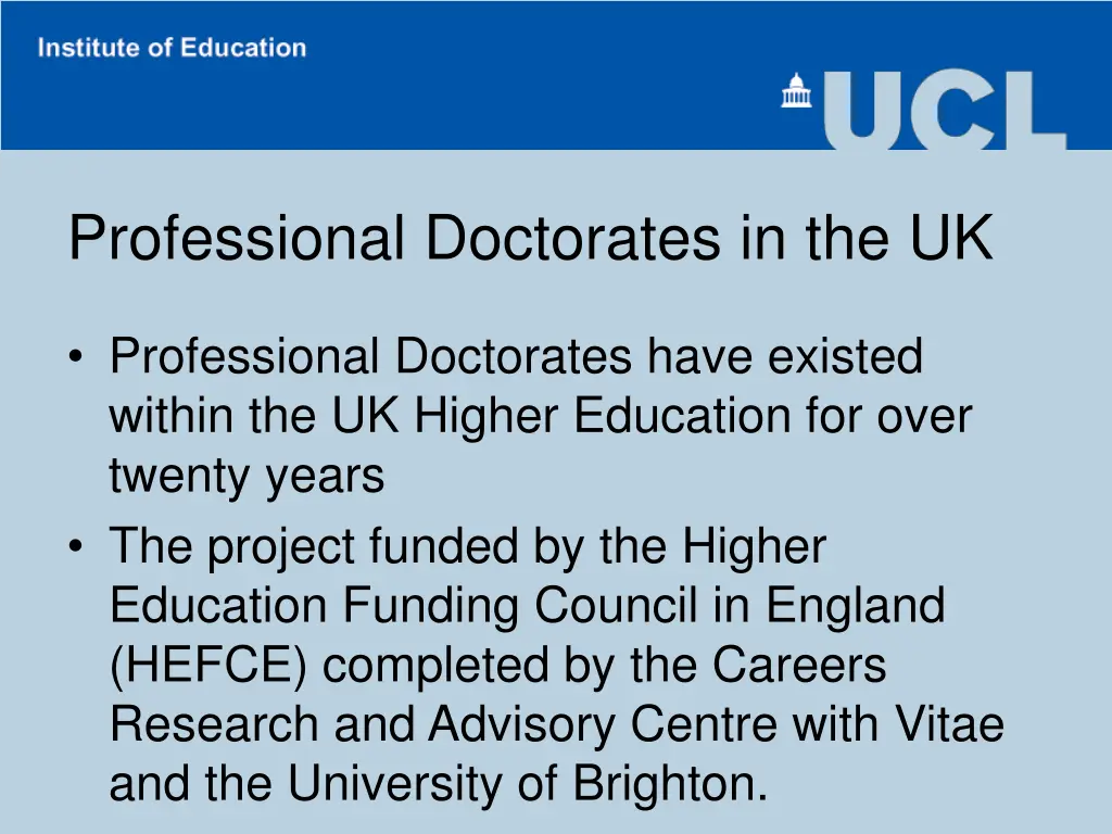 professional doctorates in the uk