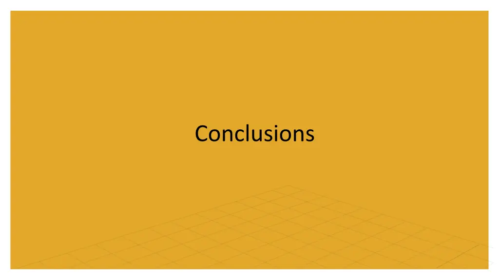 conclusions