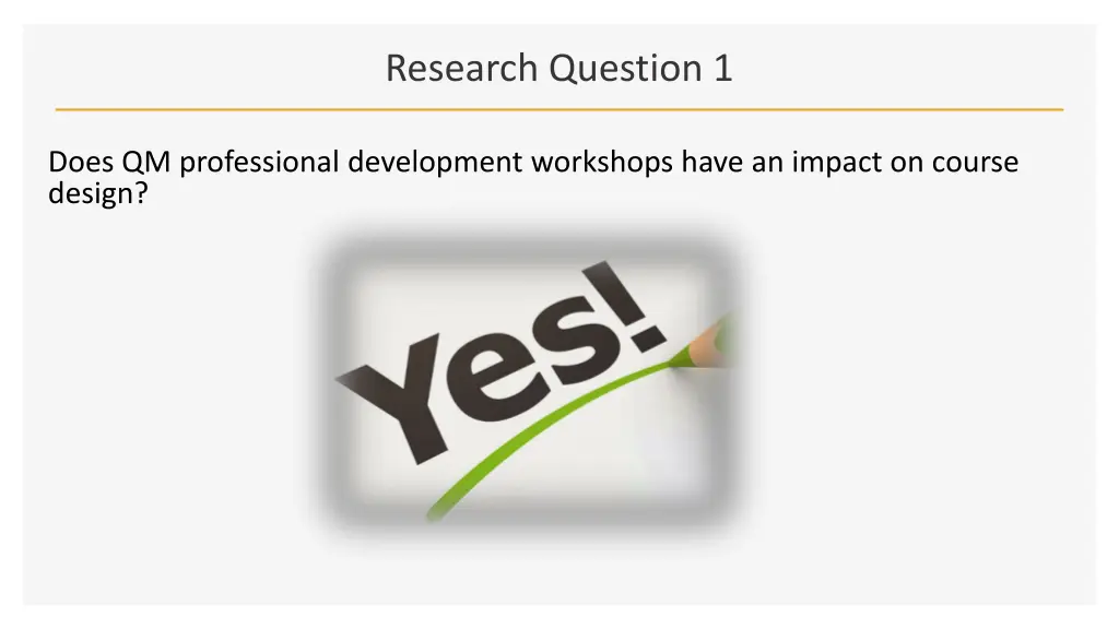 research question 1