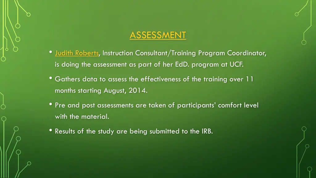 assessment