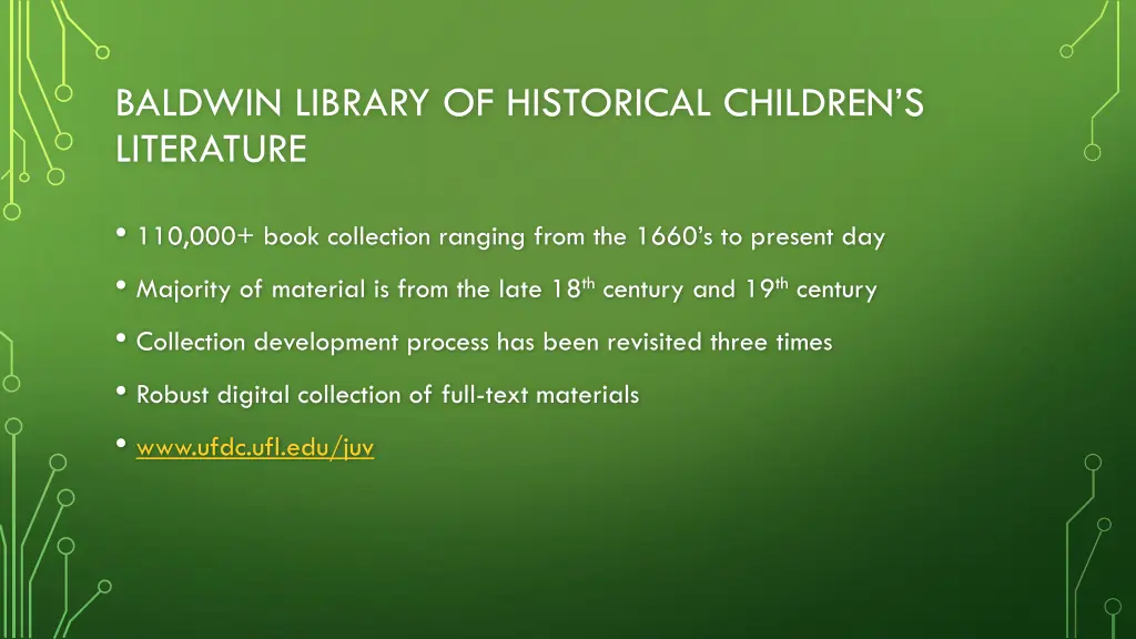 baldwin library of historical children