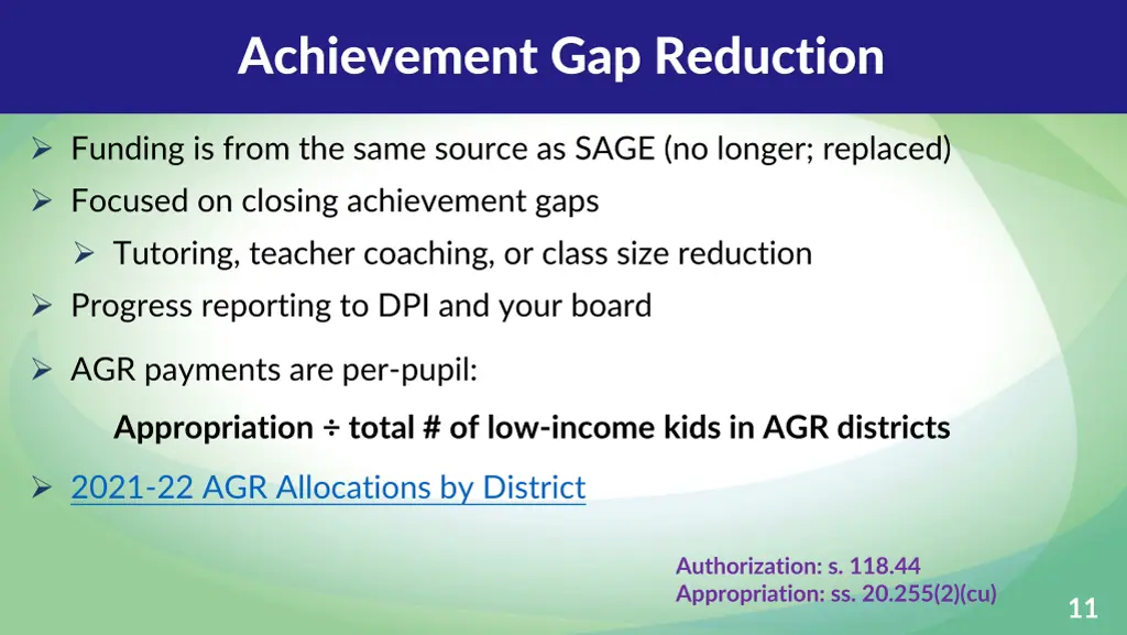 achievement gap reduction
