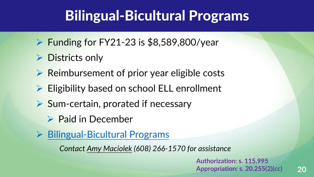 bilingual bicultural programs