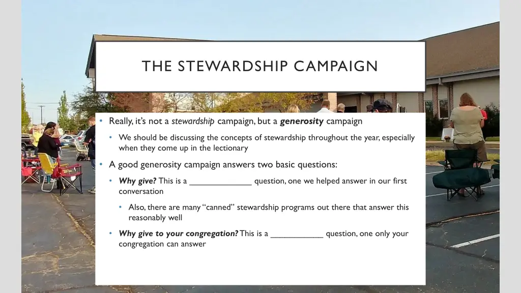 the stewardship campaign