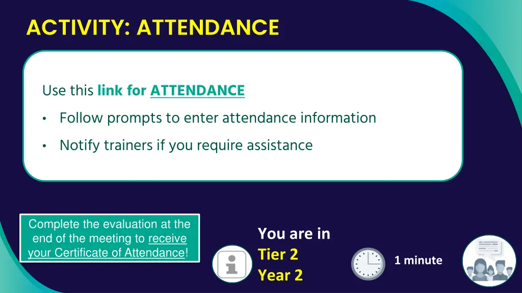 activity attendance