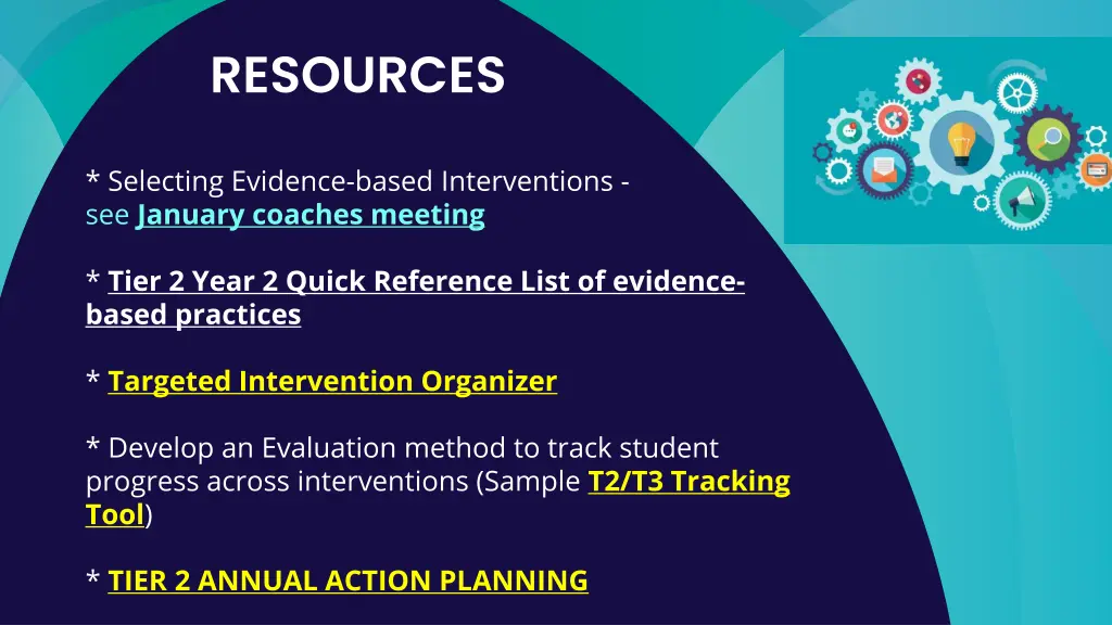 resources