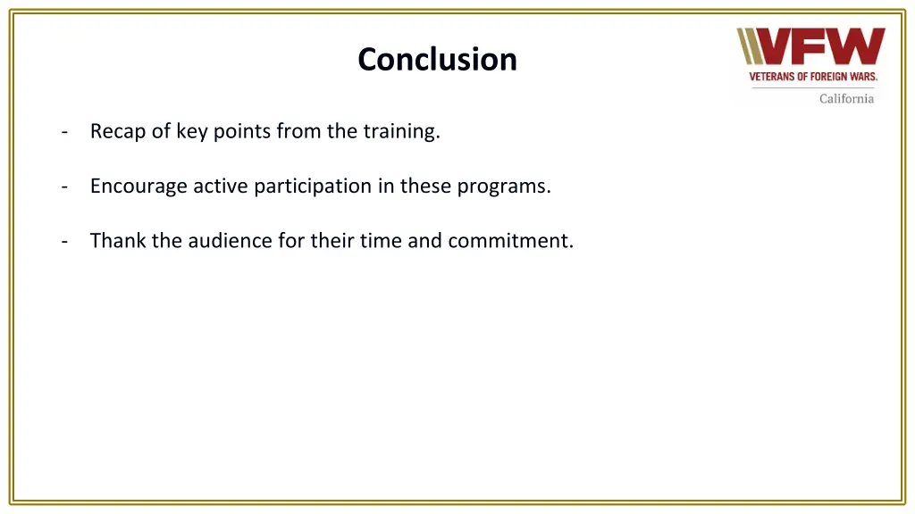 conclusion