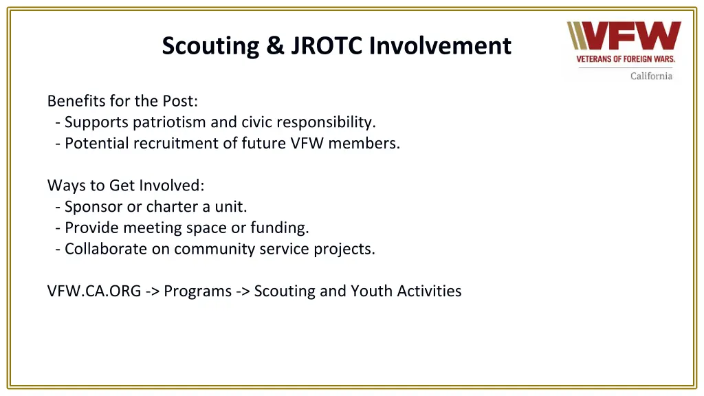 scouting jrotc involvement