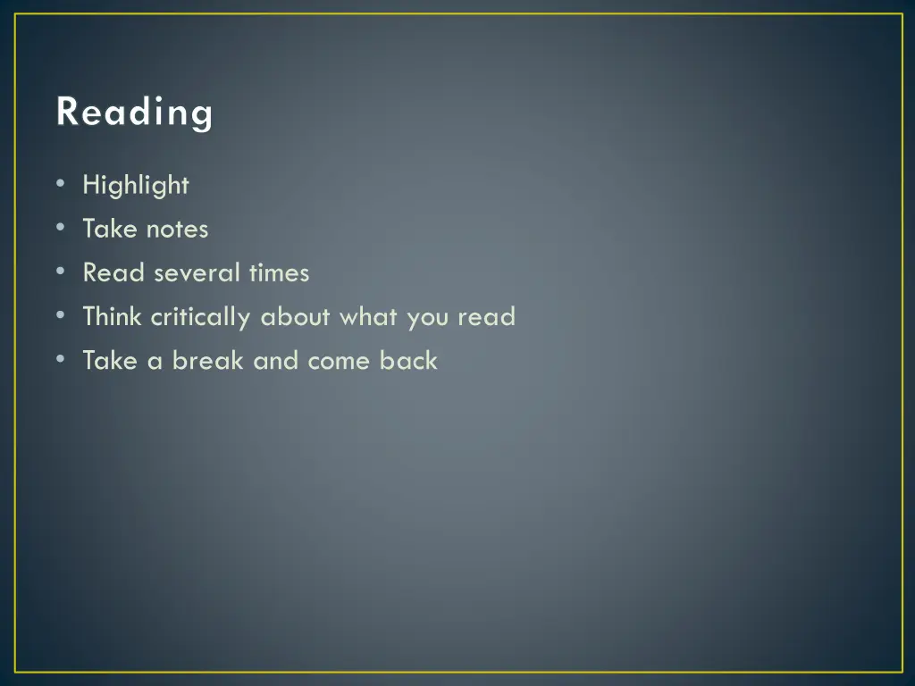 reading