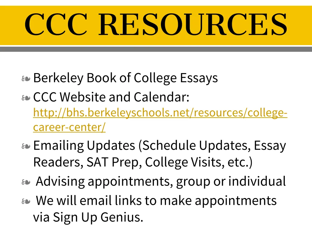 ccc resources