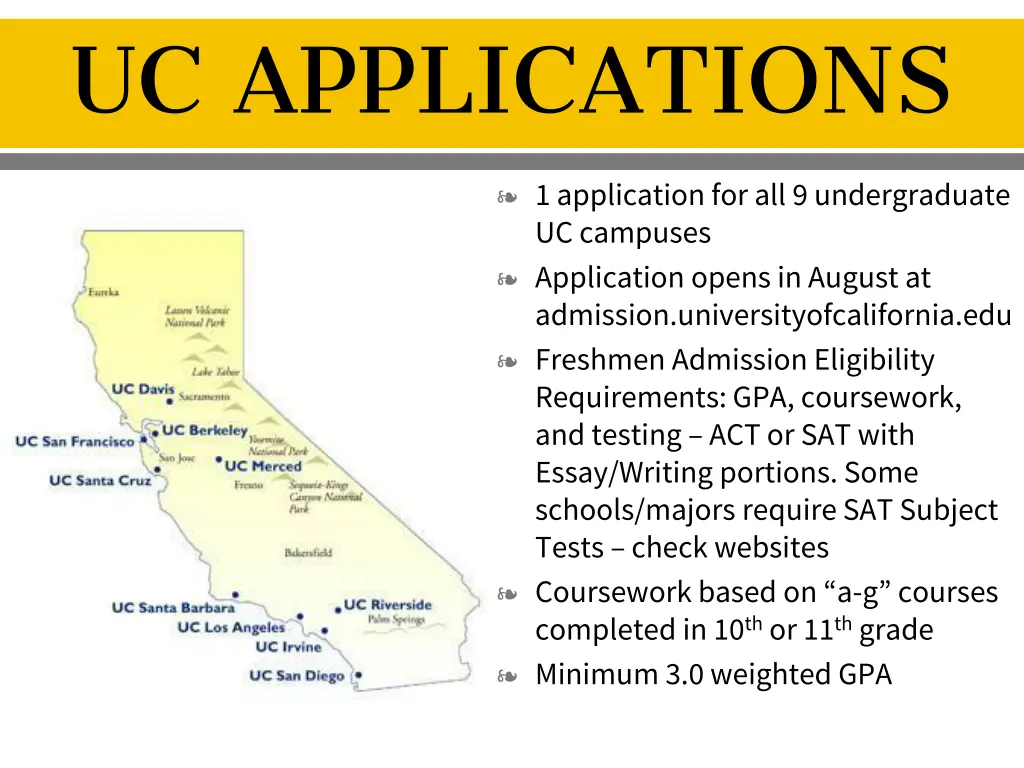 uc applications