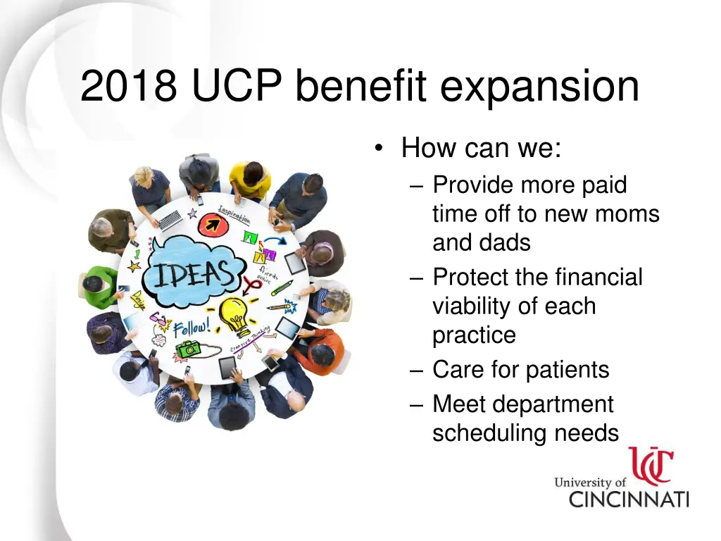 2018 ucp benefit expansion