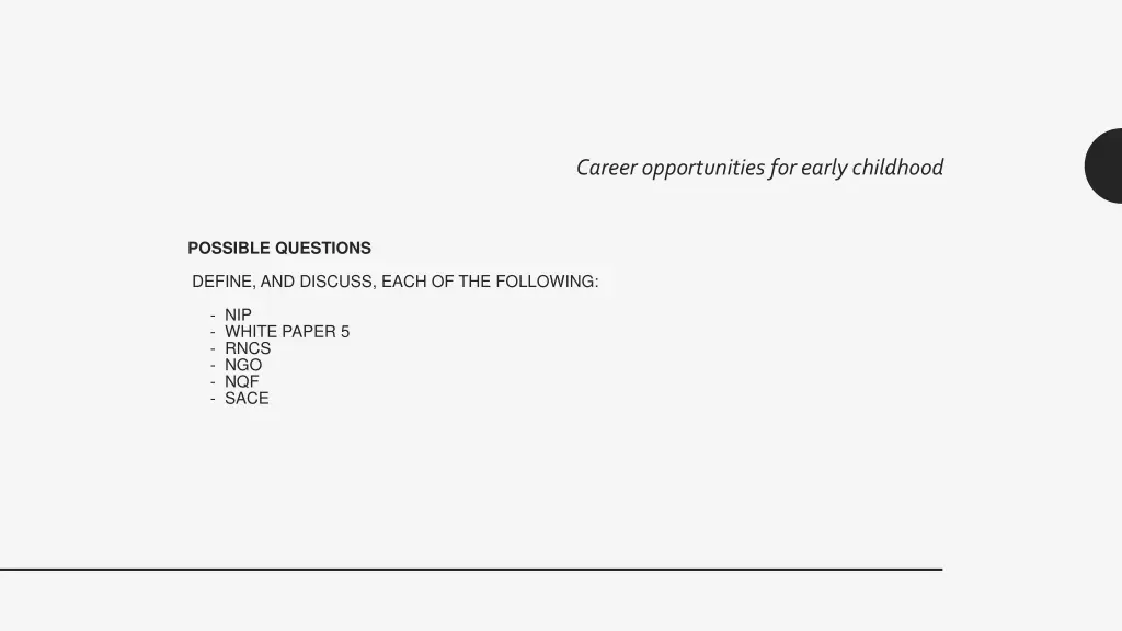 career opportunities for early childhood