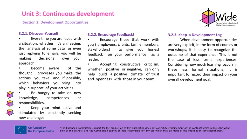 unit 3 continuous development 1