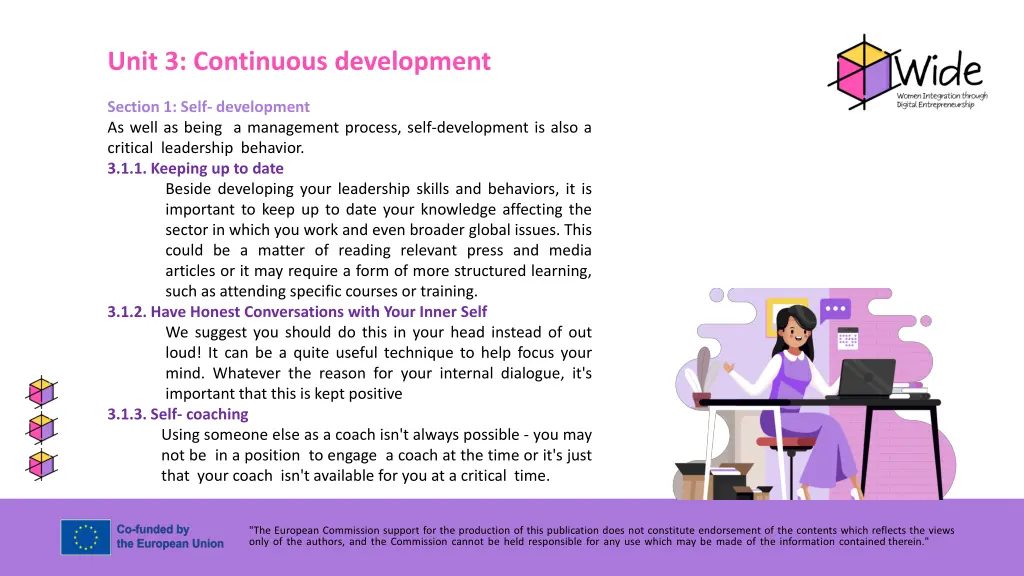 unit 3 continuous development