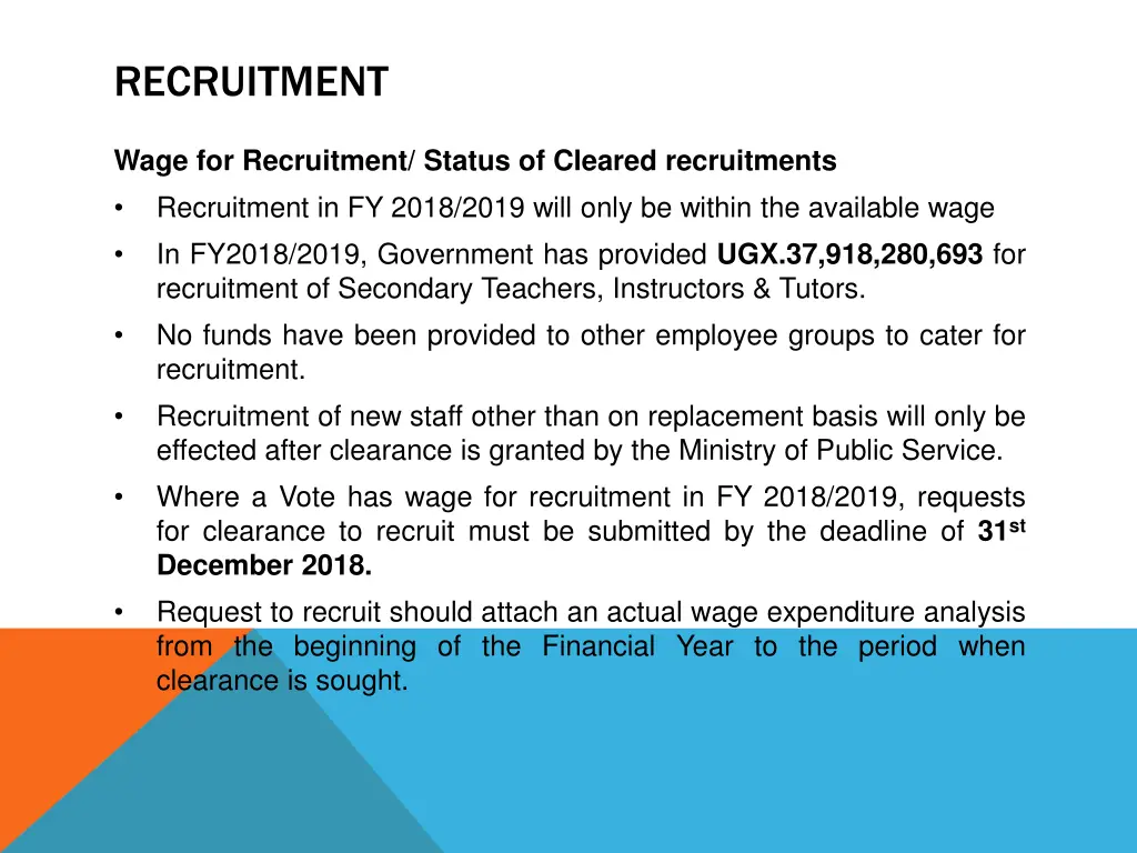 recruitment