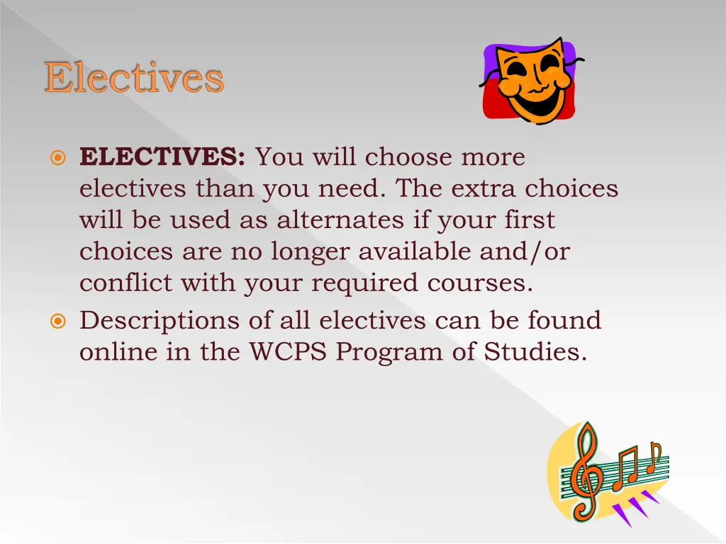 electives