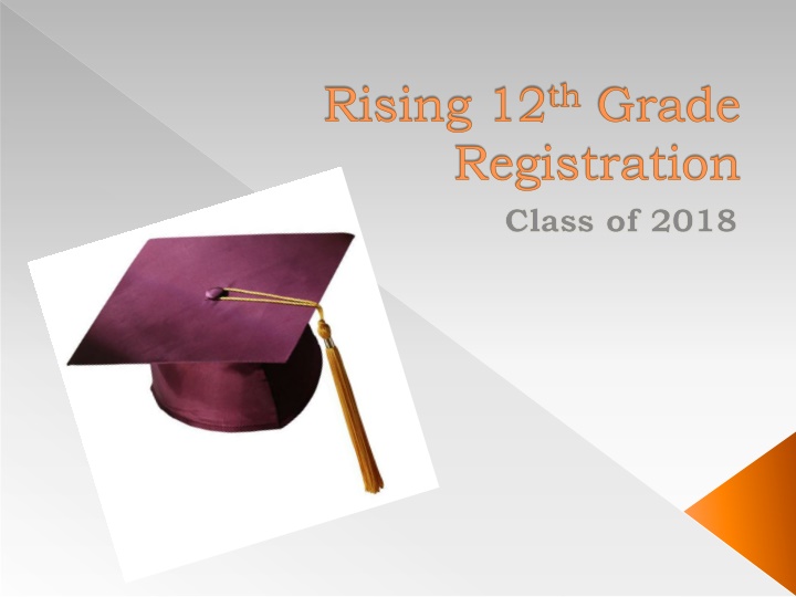 rising 12 th grade registration class of 2018