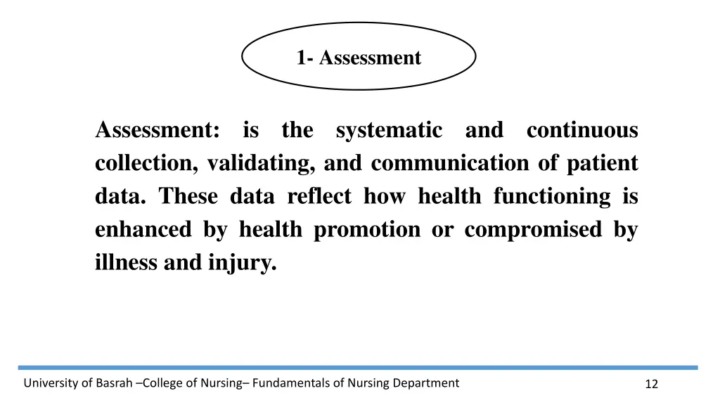 1 assessment