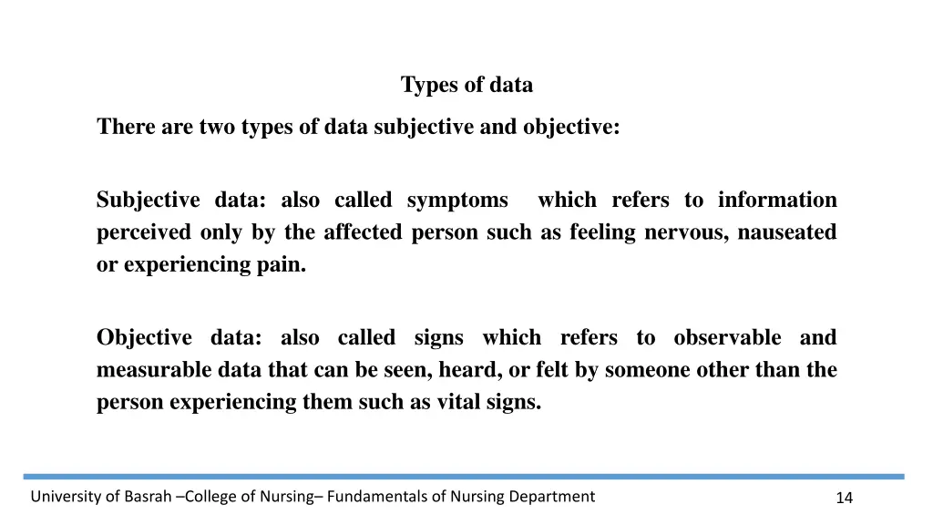 types of data