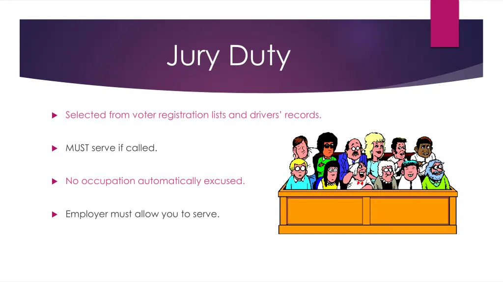 jury duty