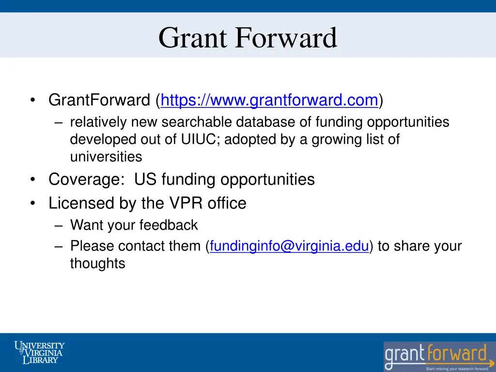 grant forward