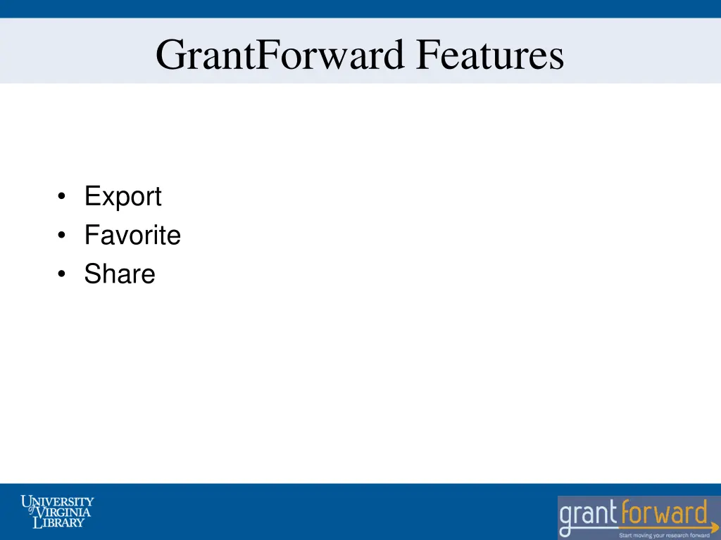 grantforward features