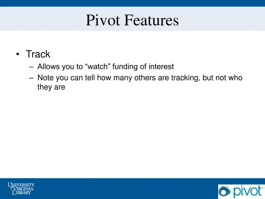 pivot features 1