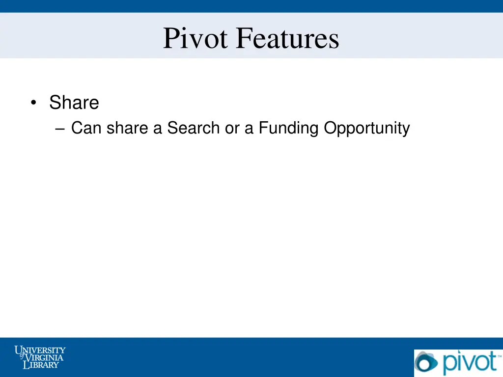 pivot features 3