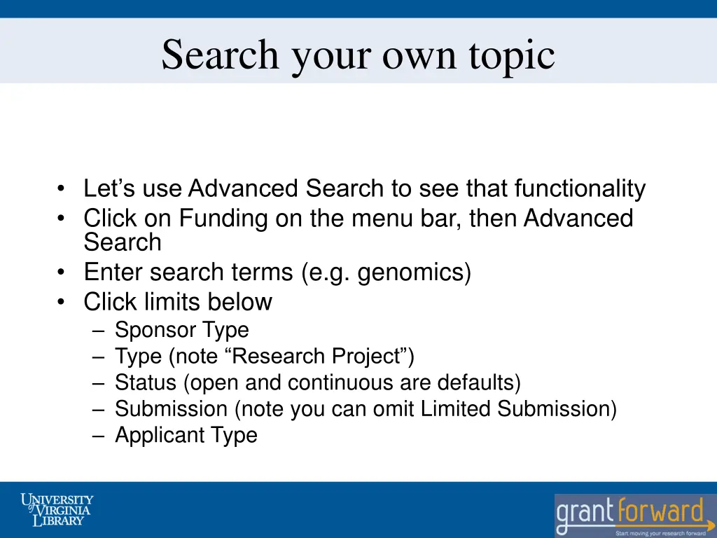 search your own topic 1