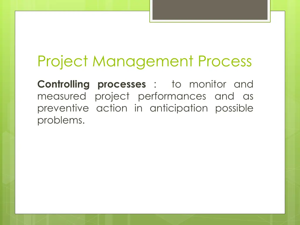project management process 10