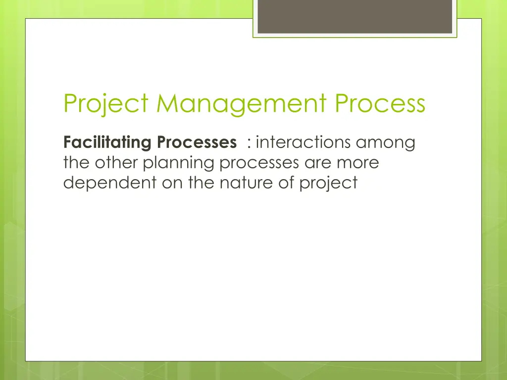 project management process 7