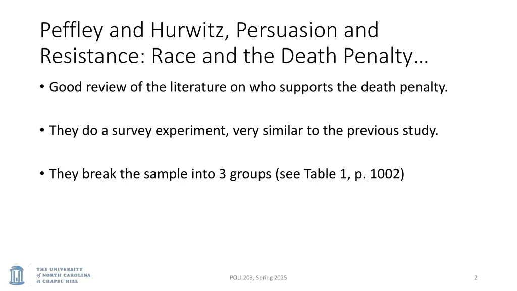 peffley and hurwitz persuasion and resistance