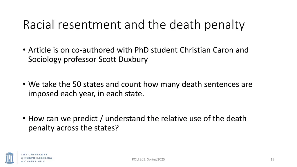 racial resentment and the death penalty