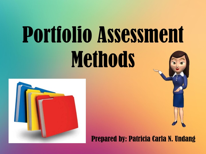 portfolio assessment methods