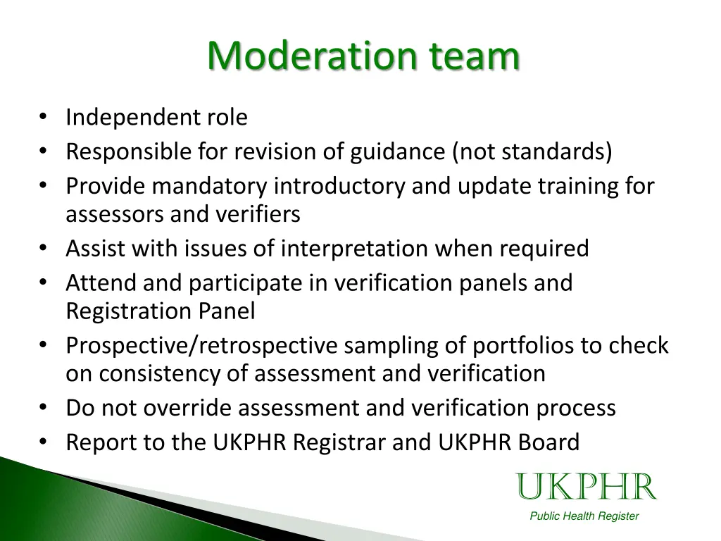 moderation team