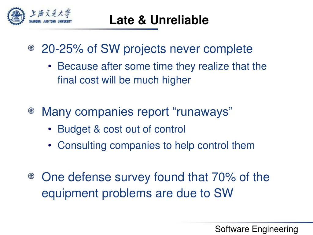 late unreliable