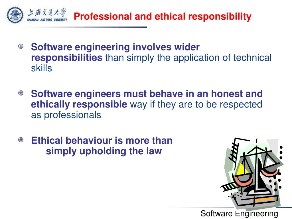 professional and ethical responsibility